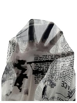 トップス UND SPACE NEWSPAPER PRINT TOP Major Headlines Newspaper Print Crop Top | Windsor